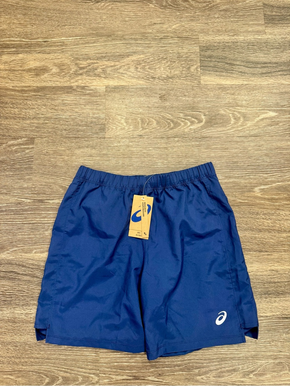 NWT ASICS Ready-Set 7” Running Shorts Men’s Small Blue Lined Zip Pocket